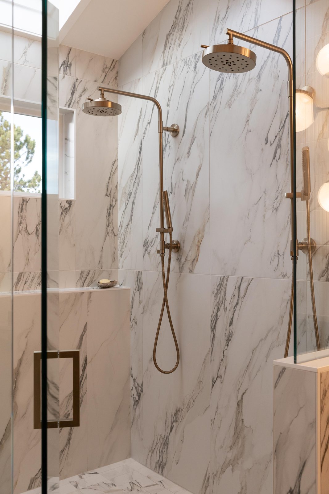 Marble shower